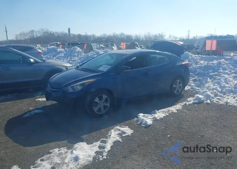 2016 Hyundai Elantra Value Edition из США, поврежденный, VIN KMHDH4AE9GU567673